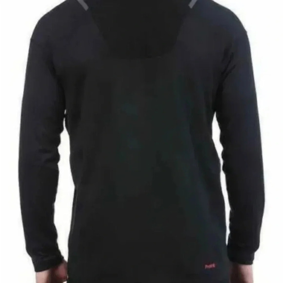 NWT Spyder Active Mens Sz XXL Long Sleeve Shirt Black Moisture Wicking Stretch - Picture 3 of 3